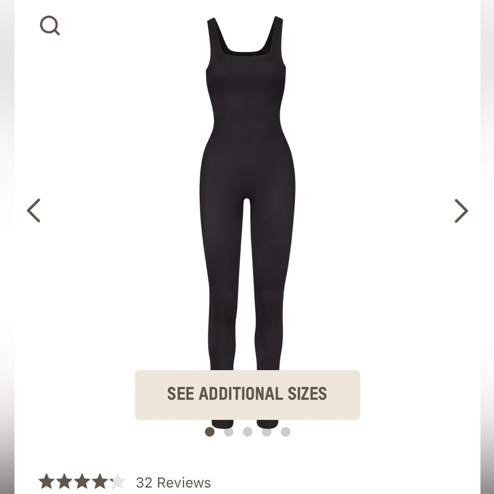 SKIMS all in one square tank onesie